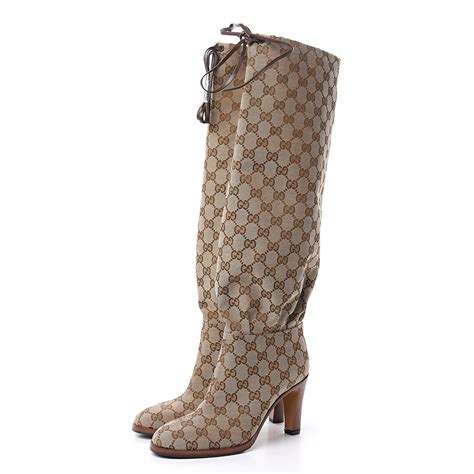 gucci monogram shoes indiana womens boots|gucci monogram boots price.